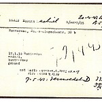 Inventaris kaart Kamp Westerbork van Moritz Machiel Moses geboren 17-01-1915 op transport naar Sobibor op 27-04-1943 (2)