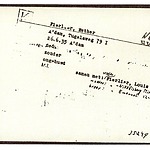 Inventaris kaart Kamp Westerbork van Esther Fierlier geboren 26-06-1935 op transport naar Sobibor op 11-05-1943