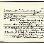 Inventaris kaart Kamp Westerbork van Moritz Machiel Moses geboren 17-01-1915 op transport naar Sobibor op 27-04-1943 (3)