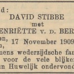 Huwelijk David en Henriëtte.