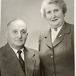 Moritz Daniël and his wife Rena Rosenfeld in Santiago, Chile 