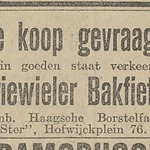 Hoogstraal, Izaac, 1922.11.25, De Ster, Locatie Den Haag (Haagsche Courant).jpg